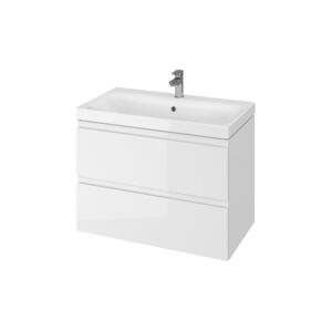 Cersanit Cersanit S801-221-DSM - Závěsná koupelnová skříňka s umyvadlem MEDDIE 80 cm bílá