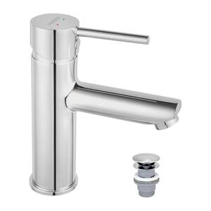 FERRO - Umyvadlová baterie + výpusť FIESTA lesklý chrom BFI2