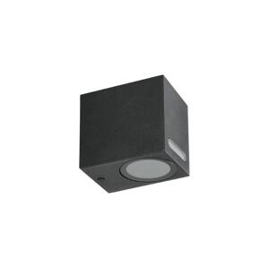 Venkovní nástěnné svítidlo QUERK 1xGU10/35W/230V IP54 8 cm černá