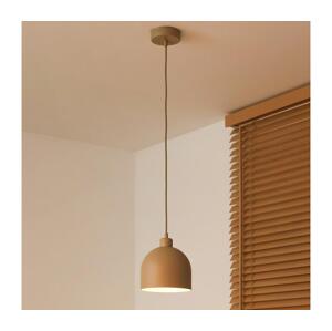 - Lustr na lanku IRONLINE 1xE27/15W/230V pr. 17 cm béžová