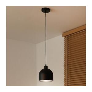 - Lustr na lanku IRONLINE 1xE27/15W/230V pr. 17 cm černá