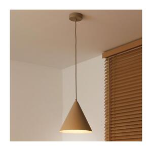 - Lustr na lanku IRONLINE 1xG9/3W/230V pr. 25 cm béžová