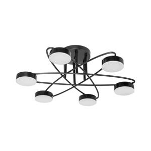 LED Přisazený lustr 6xLED/7W/230V černá