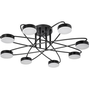 LED Lustr na tyči 8xLED/7W/230V černá