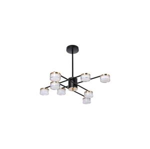 LED Lustr na tyči 8xLED/6W/230V 3000-6500K pr. 68 cm zlatá/černá