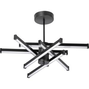 LED Lustr na tyči 6xLED/10W/230V 3000-6500K pr. 66 cm černá