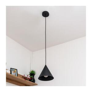 Lustr na lanku ETNA 1xE27/15W/230V pr. 18,5 cm černá