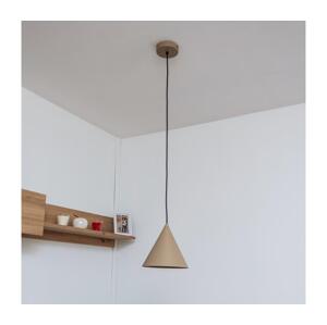 Lustr na lanku ETNA 1xE27/15W/230V pr. 18,5 cm béžová