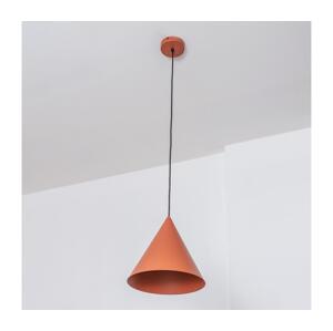Lustr na lanku ETNA 1xE27/15W/230V pr. 18,5 cm oranžová