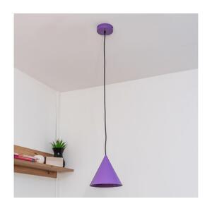 Lustr na lanku ETNA 1xE27/15W/230V pr. 18,5 cm fialová