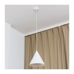 Lustr na lanku ETNA 1xE27/15W/230V pr. 25 cm bílá