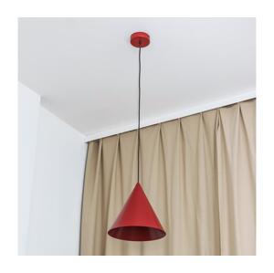 Lustr na lanku ETNA 1xE27/15W/230V pr. 25 cm červená