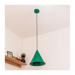 Lustr na lanku ETNA 1xE27/15W/230V pr. 25 cm zelená