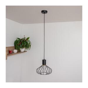 Lustr na lanku SOLANO 1xE27/15W/230V černá/zlatá