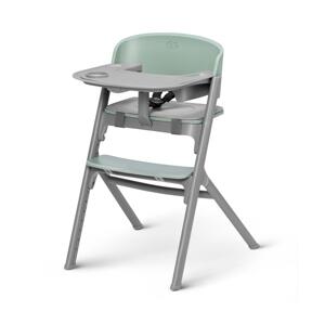 Kinderkraft KINDERKRAFT SELECT - Dětská jídelní židle 3v1 LIVY Premium Olive green