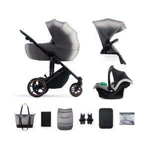 Kinderkraft KINDERKRAFT SELECT - Kombinovaný kočárek 3v1 PRIME 2 Premium Shadow grey