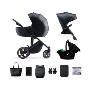 Kinderkraft KINDERKRAFT SELECT - Kombinovaný kočárek 3v1 PRIME 2 Premium Venezian black