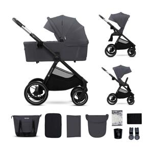 Kinderkraft KINDERKRAFT - Kombinovaný kočárek 2v1 NEA 2 Dark grey