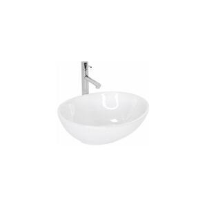 REA-U0133 - Umyvadlo na desku SOFIA 34,5x41 cm keramika/lesklá bílá REA-U0133