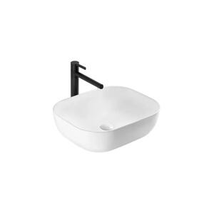 REA-U6300 - Umyvadlo na desku MONA SLIM 40x50,5 cm keramika/lesklá bílá REA-U6300