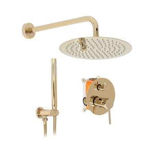 REA-P4110 - Sprchová sada s podomítkovou baterií LUNGO zlatá REA-P4110