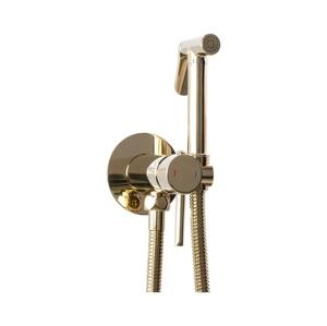 REA-B8979 - Bidetová baterie se sprškou pro podomítkovou instalaci LUNGO zlatá REA-B8979