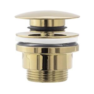 REA-A2360 - Umyvadlová výpusť CLICK-CLACK pr. 6,4 cm zlatá REA-A2360