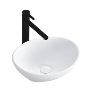 REA-U0623 - Umyvadlo na desku SOFIA MINI 27x34 cm keramika/lesklá bílá REA-U0623