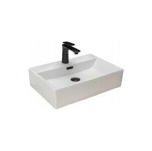 REA-U8701 - Umyvadlo na desku BONITA 36x51 cm keramika/lesklá bílá REA-U8701