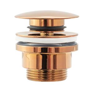 REA-A533A - Umyvadlová výpusť CLICK-CLACK pr. 6,4 cm rose gold REA-A533A