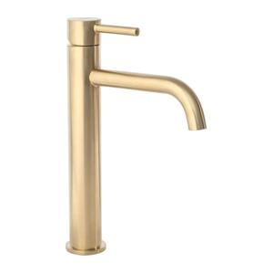 REA-B4526 - Umyvadlová baterie LUNGO 28 cm broušená zlatá REA-B4526