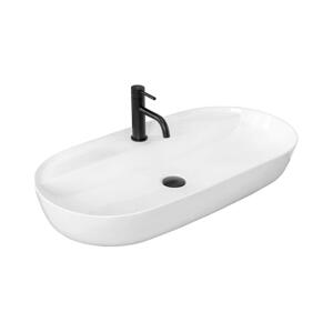 REA-U2541 - Umyvadlo na desku AURA 41x81 cm keramika/lesklá bílá REA-U2541