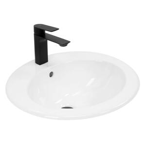 REA-U4122 - Zápustné umyvadlo DALIA 46x51,5 cm keramika/lesklá bílá REA-U4122