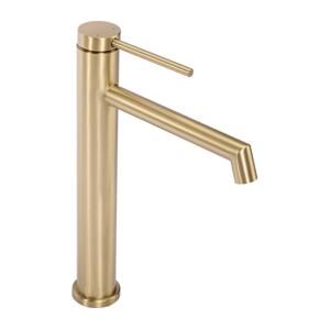 REA-B5319 - Umyvadlová baterie FOSS 29,5 cm broušená zlatá REA-B5319