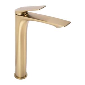 REA-B2705 - Umyvadlová baterie AVALON 30 cm broušená zlatá REA-B2705