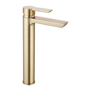 REA-B6412 - Umyvadlová baterie  28,5 cm broušená zlatá REA-B6412