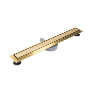 REA-G2703 - Odtokový žlab NEOX PRO 80 cm nerezová ocel/broušená zlatá REA-G2703