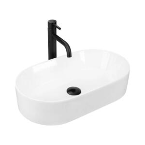 REA-U9108 - Umyvadlo na desku LAYLA 30x53 cm keramika/lesklá bílá REA-U9108