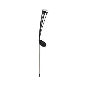 LED Solární svítidlo MULTI LED/0,06W/1,2V 150 mAh IP44 černá