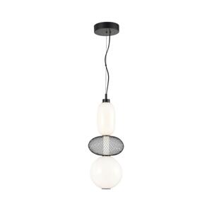 LED Lustr na lanku ARAME LED/23W/230V pr. 22 cm černá