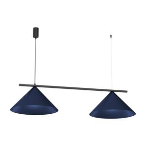 Lustr na lanku CAPITAL 2xGX53/15W/230V modrá MLP1531