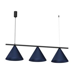 Lustr na lanku CAPITAL 3xGX53/15W/230V modrá MLP1532