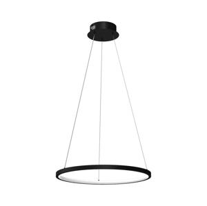 LED Lustr na lanku HOOP LED/27W/230V pr. 50 cm 4000K černá