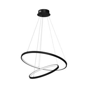 LED Lustr na lanku HOOP LED/51W/230V pr. 60 cm 4000K černá