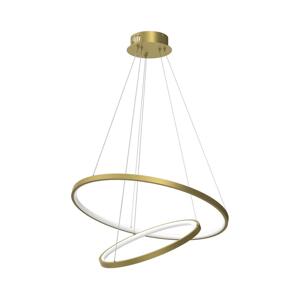 LED Lustr na lanku HOOP LED/51W/230V pr. 60 cm 4000K zlatá