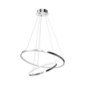 LED Lustr na lanku HOOP LED/51W/230V pr. 60 cm 4000K lesklý chrom