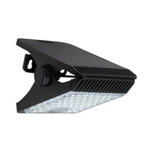LED Solární svítidlo se senzorem CLIPS LED/4W/1200 mAh 3,7V IP44 černá