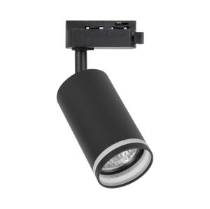 Bodové svítidlo do 1-fázového lištového systému PIPE 1xGU10/10W/230V černá
