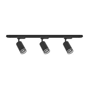 Bodové svítidlo v lištovém systému PIPE 3xGU10/10W/230V černá