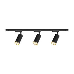 Bodové svítidlo v lištovém systému MICA 3xGU10/10W/230V černá/zlatá ML2104